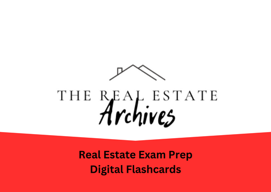 Real Estate Exam Prep Digital Flashcards